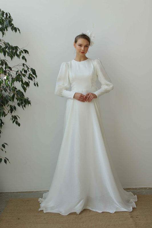 Robe de soirée scintillante couleur cuivre