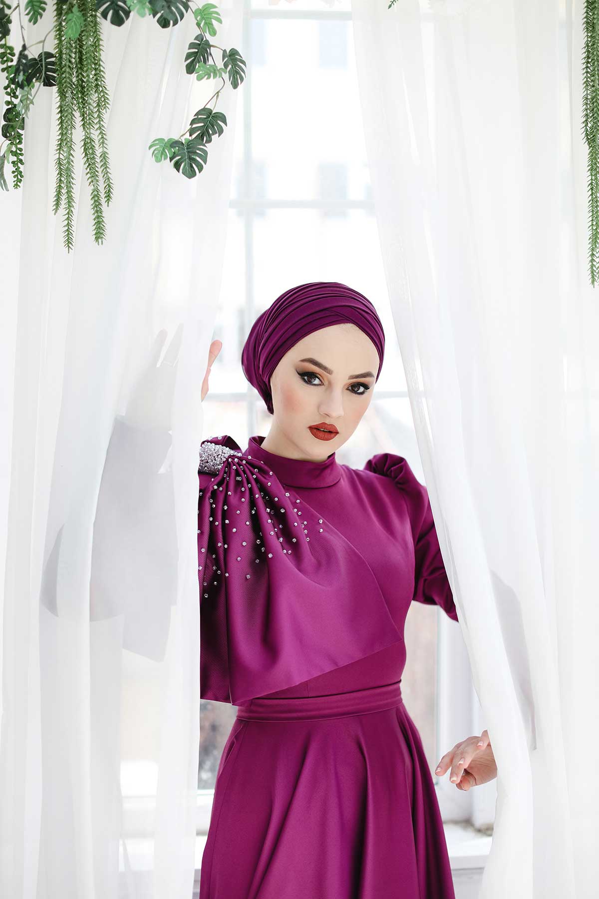 Mürdüm Fiona Tesettür Abiye Minel Aşk