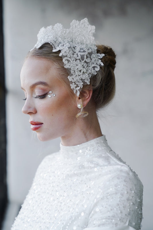 Fransız Dantel Başlık