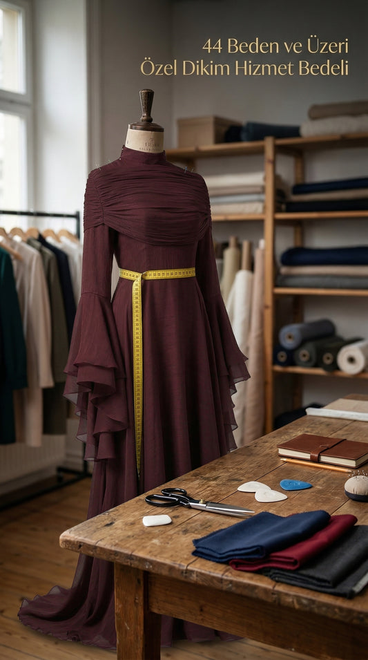 44 Beden Ve Üzeri Özel Dikim Ücreti