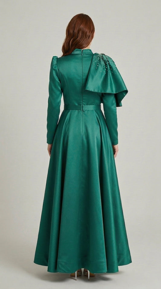 Smaragd Fiona Islamische Kleidung Abendkleid