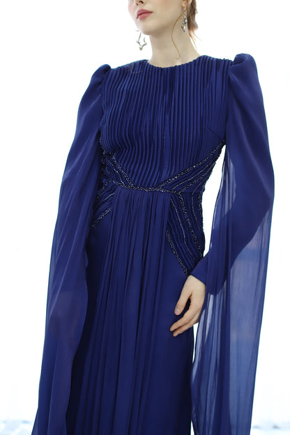 Kupferfarbenes funkelndes Abendkleid