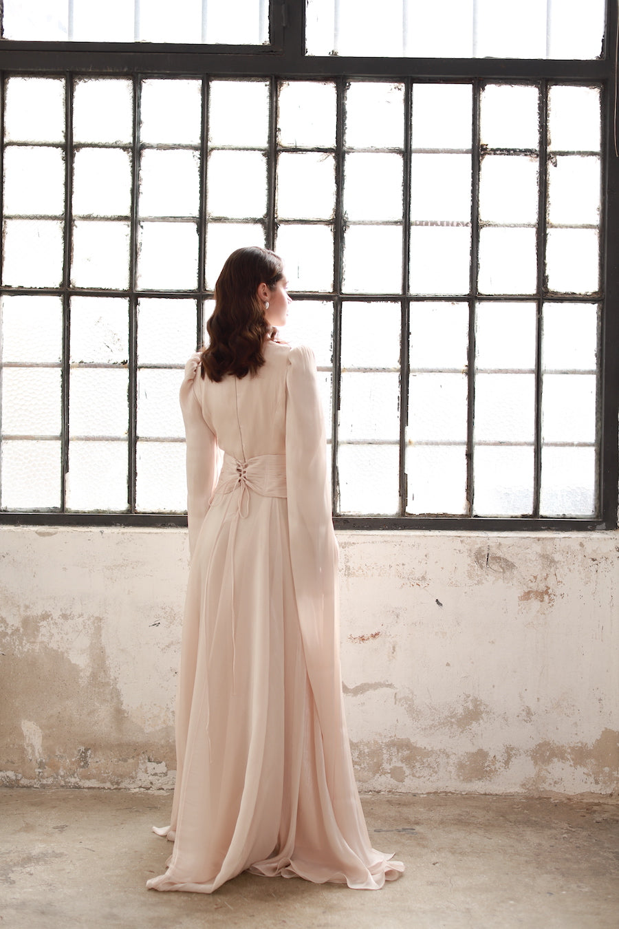 Korsaj Kemerli Elbise Bej 20253