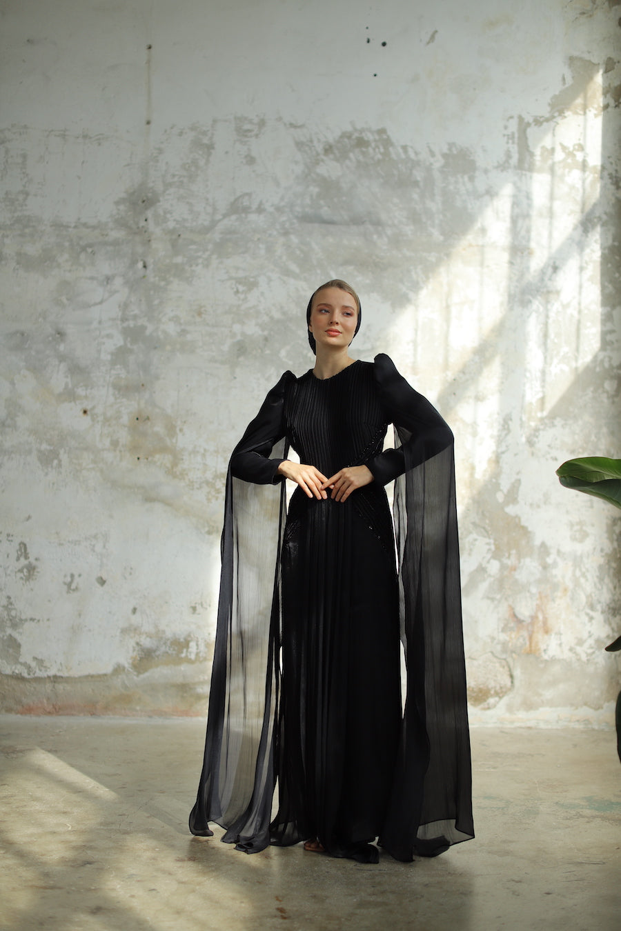 Robe de soirée scintillante couleur cuivre