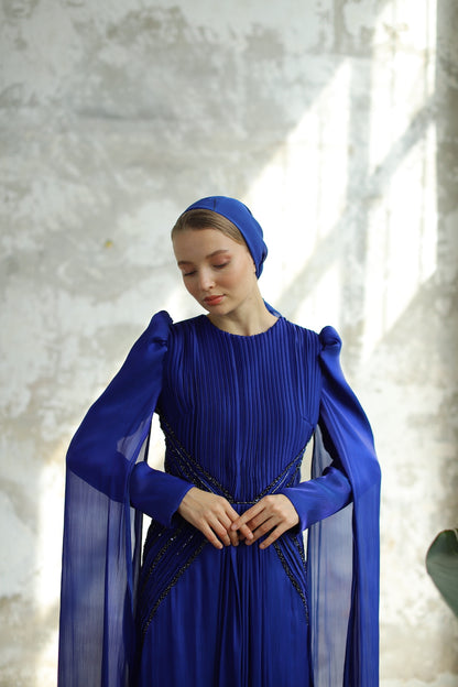 Kupferfarbenes funkelndes Abendkleid