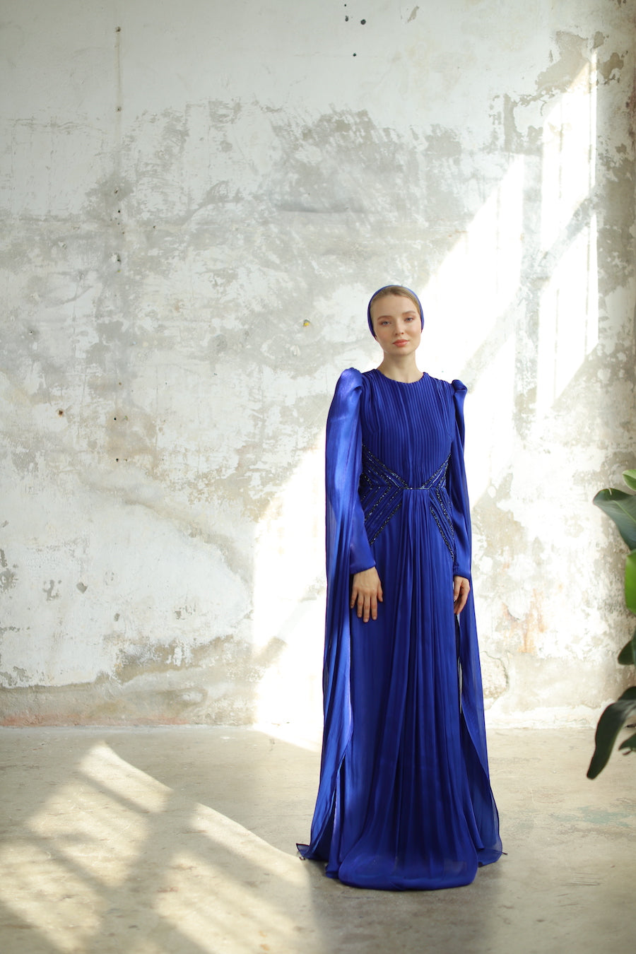 Kupferfarbenes funkelndes Abendkleid