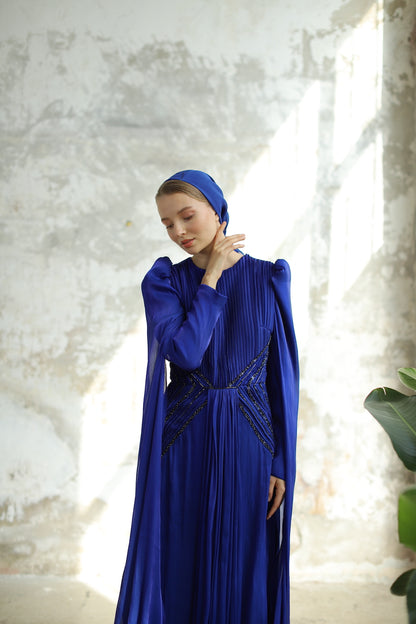 Kupferfarbenes funkelndes Abendkleid