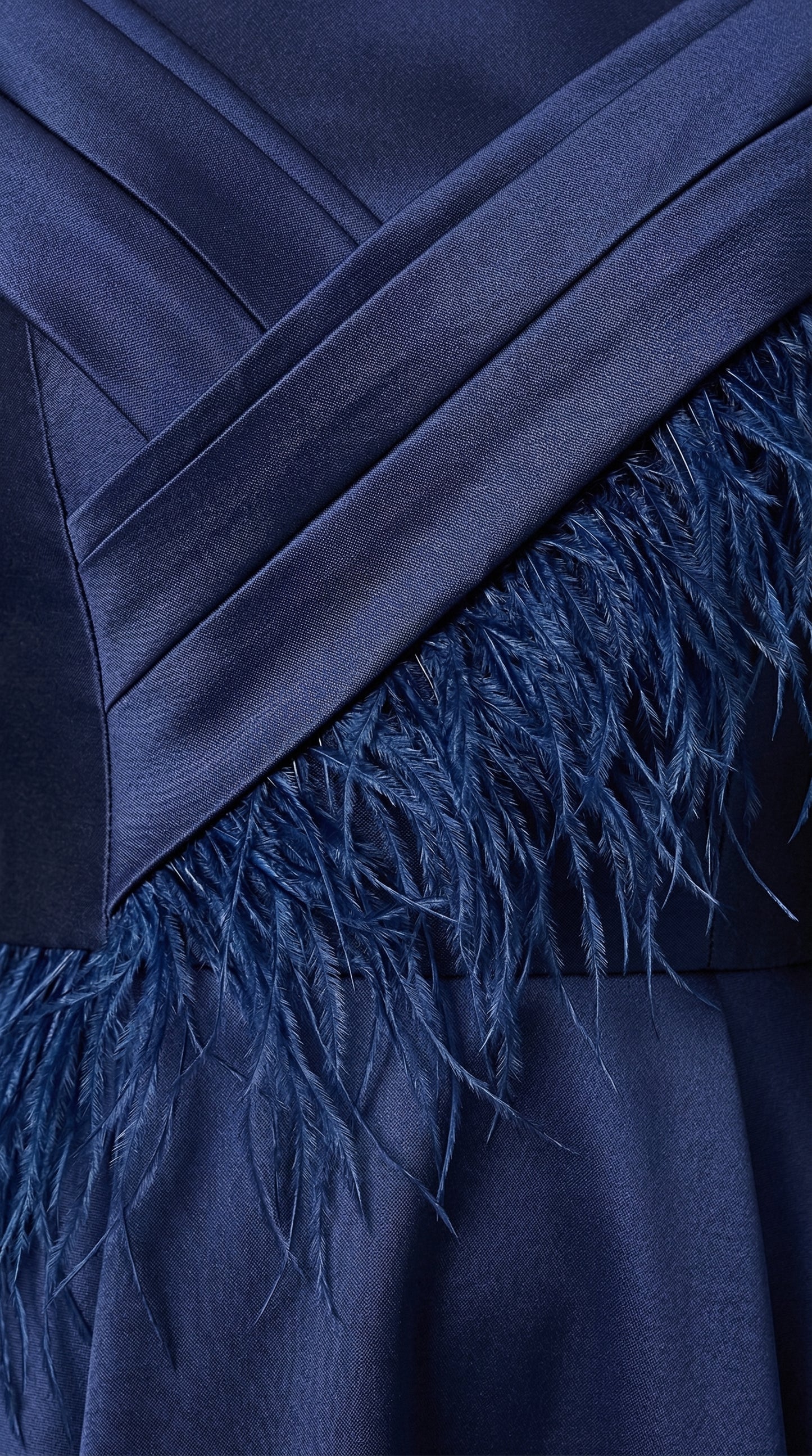 Marineblaues otrisches islamisches Kleidungs-Abendkleid