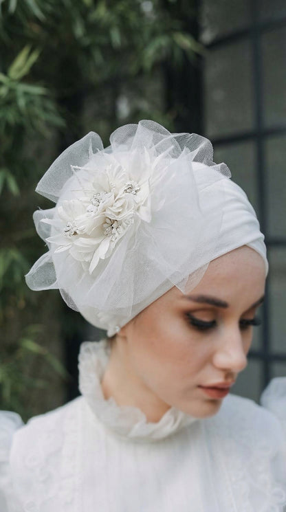 Accessoire de tête de robe de mariée