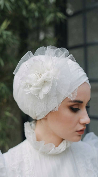 Accessoire de tête de robe de mariée
