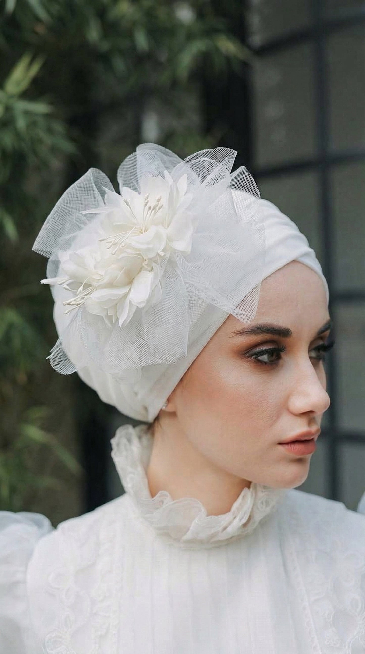 Accessoire de tête de robe de mariée