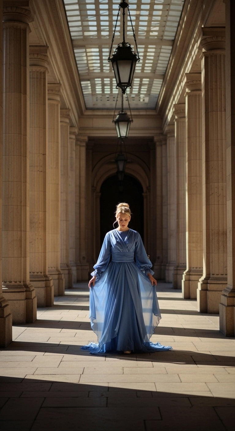 Minze Meerjungfrau Abendkleid