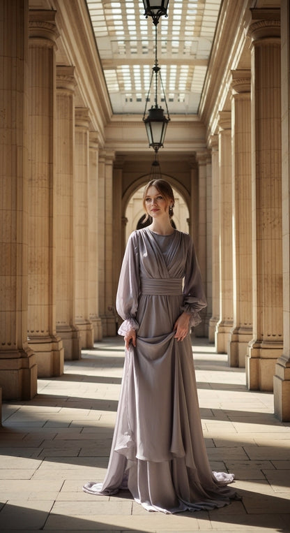 Minze Meerjungfrau Abendkleid