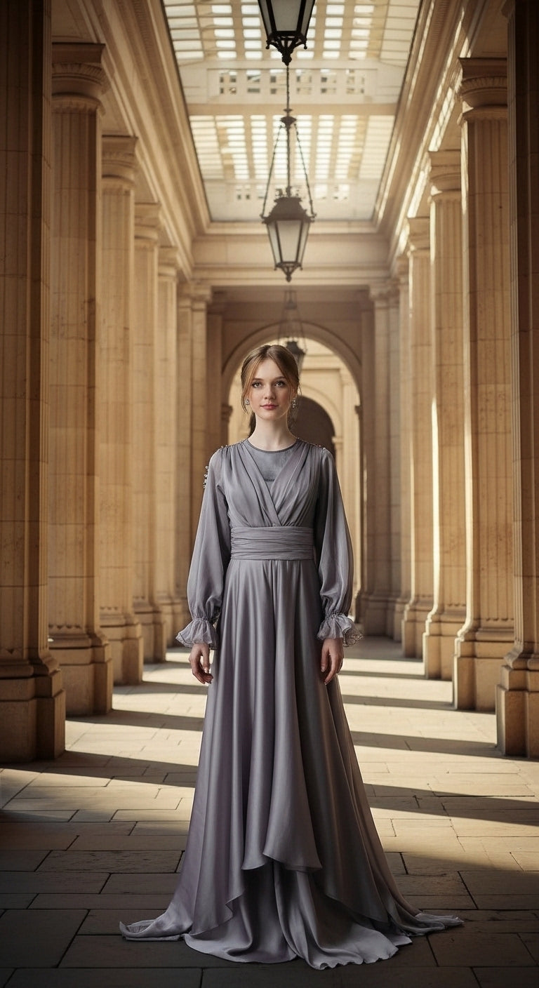 Minze Meerjungfrau Abendkleid