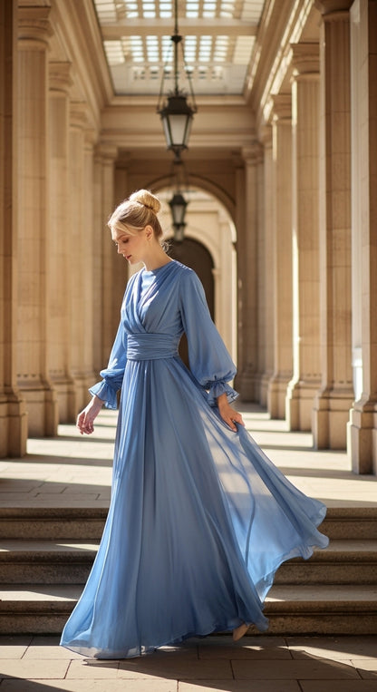 Minze Meerjungfrau Abendkleid