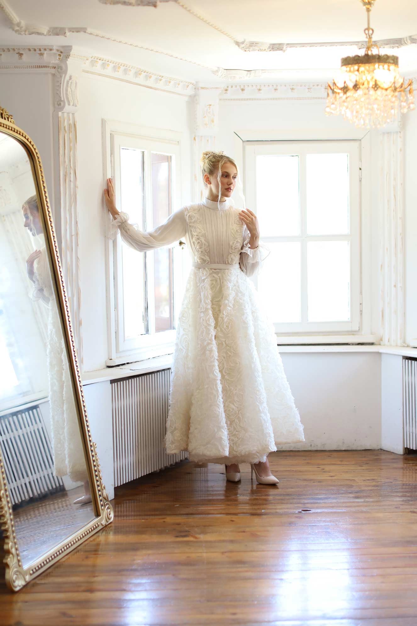 Bej Rengi Paris Abiye