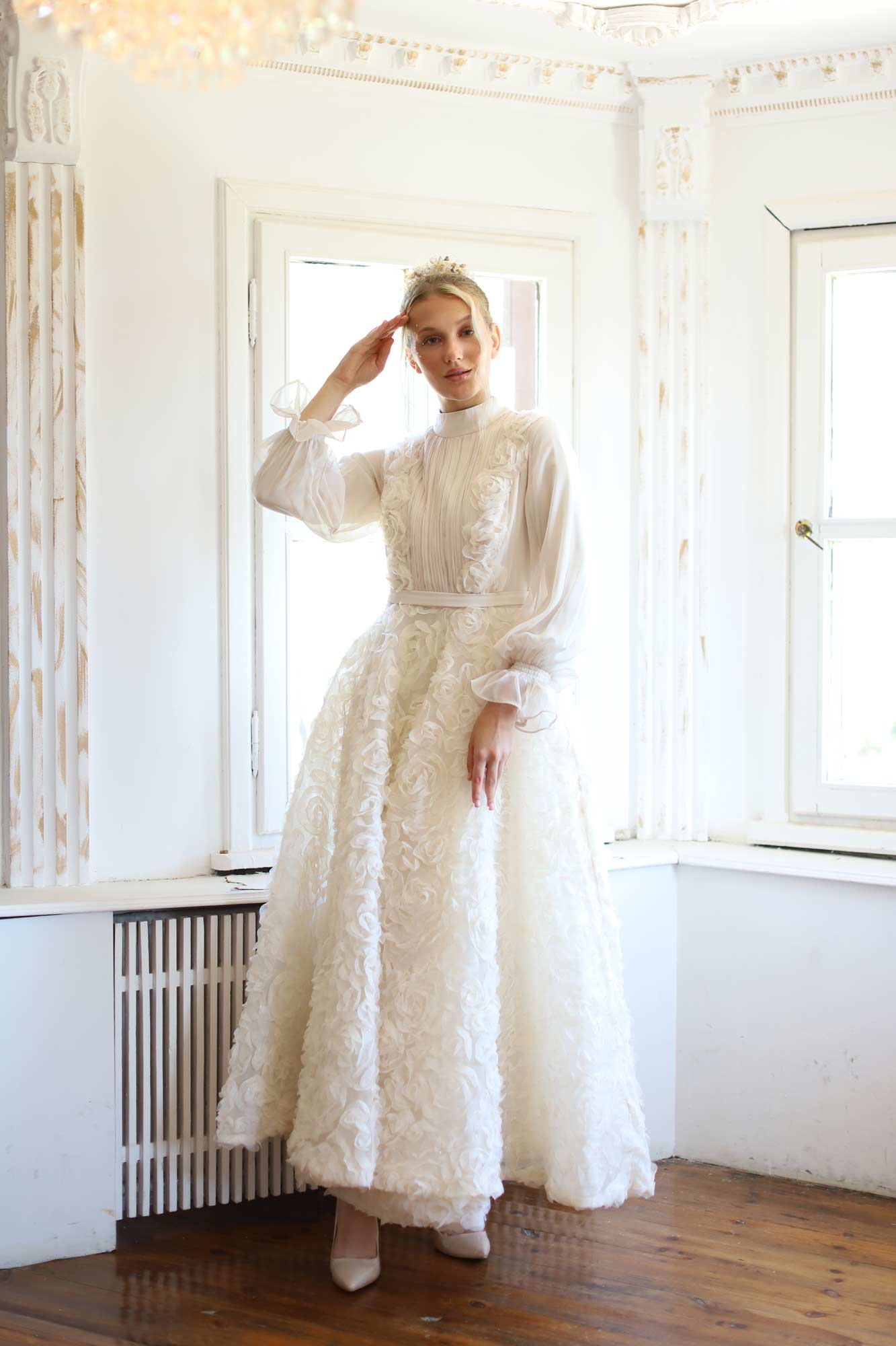 Bej Rengi Paris Abiye