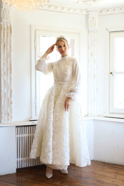 Bej Rengi Paris Abiye