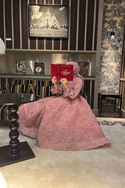 Gül Kurusu Paris Abiye Minel Aşk