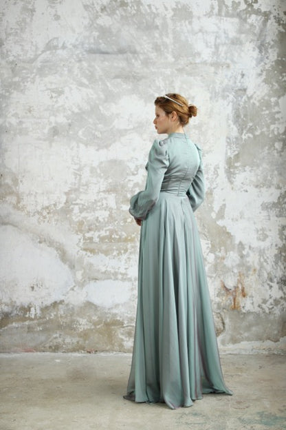 Kupferfarbenes funkelndes Abendkleid