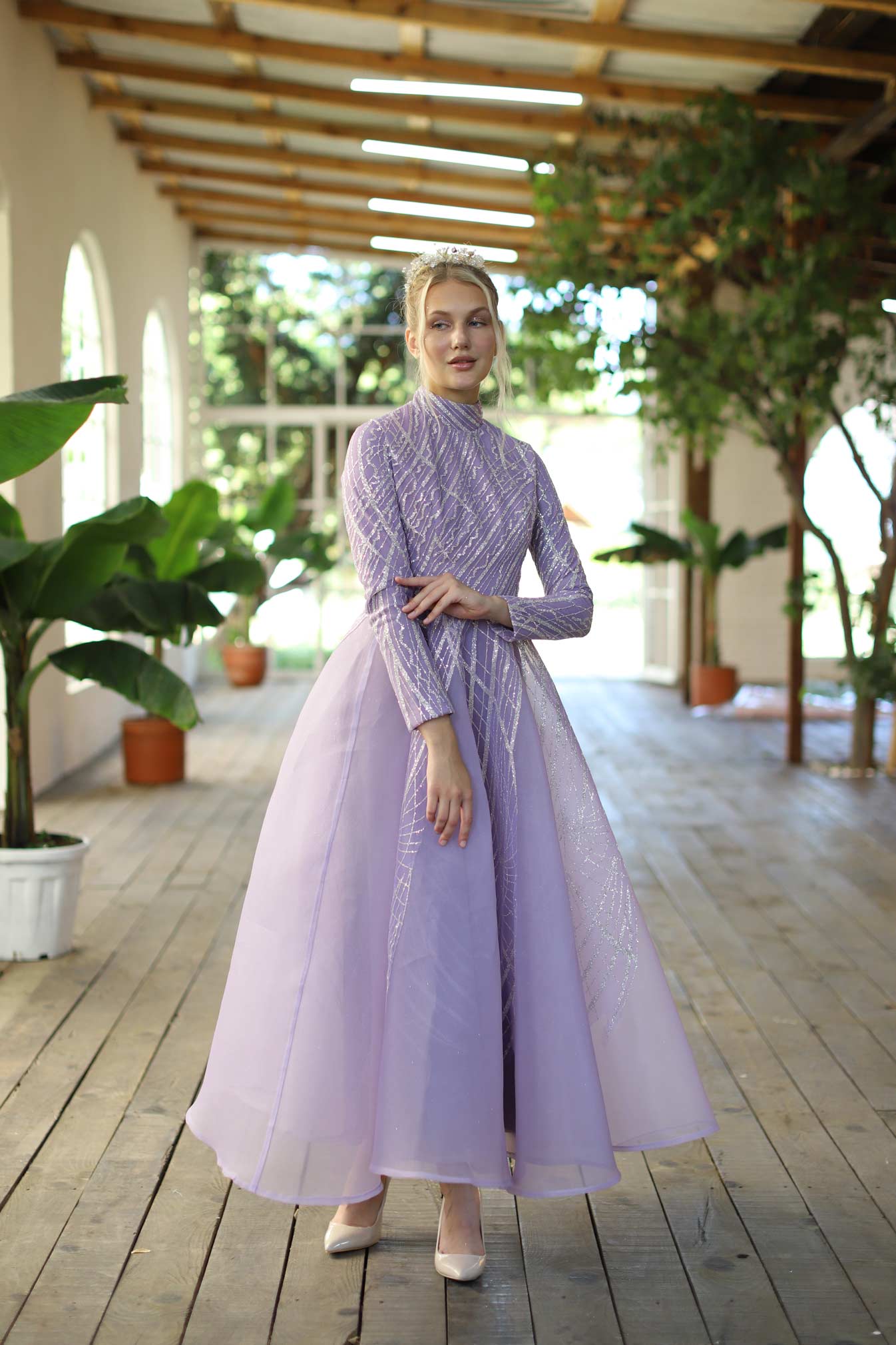 Lilac Vienna Evening Dress