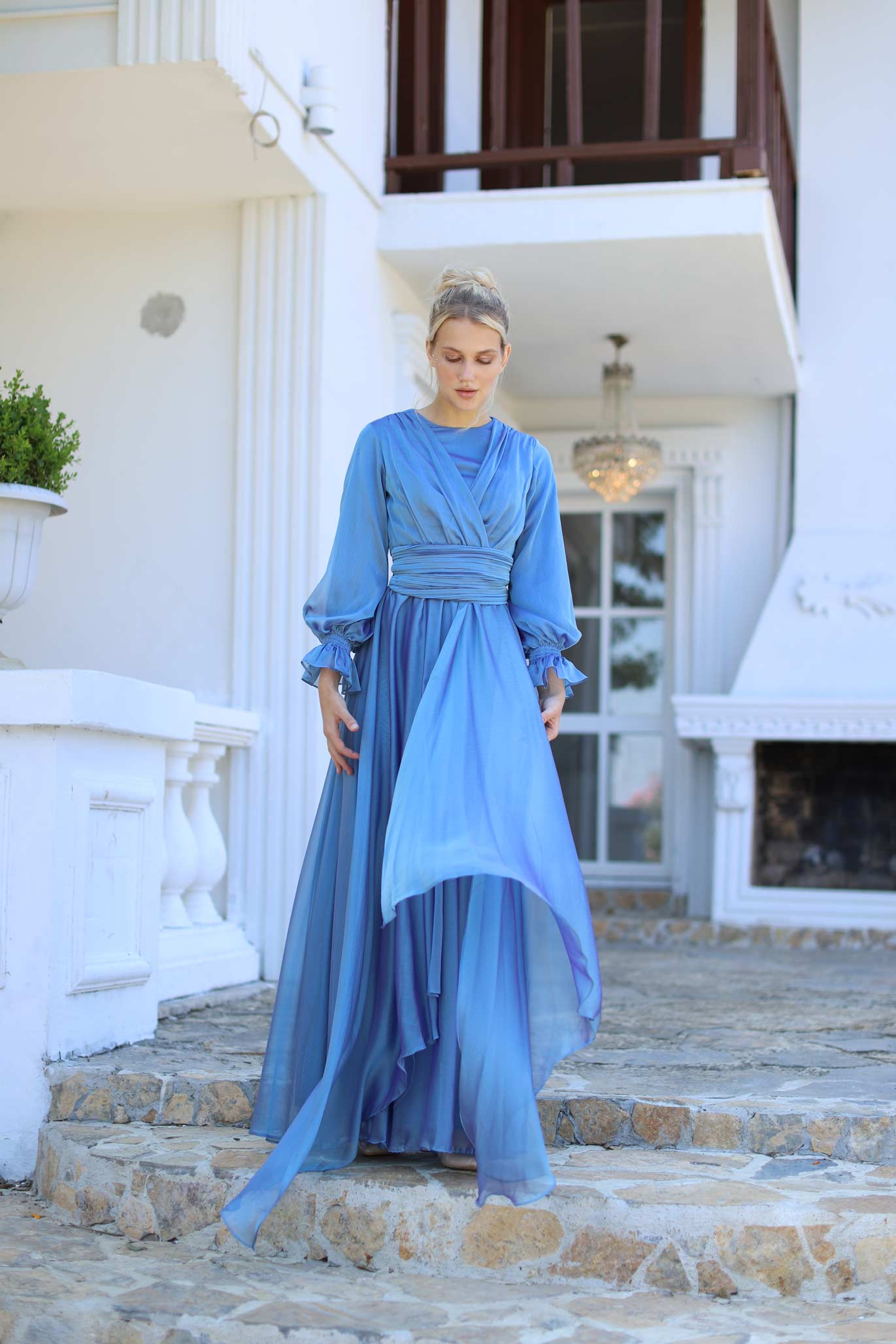 Ocean Mermaid Evening Dress