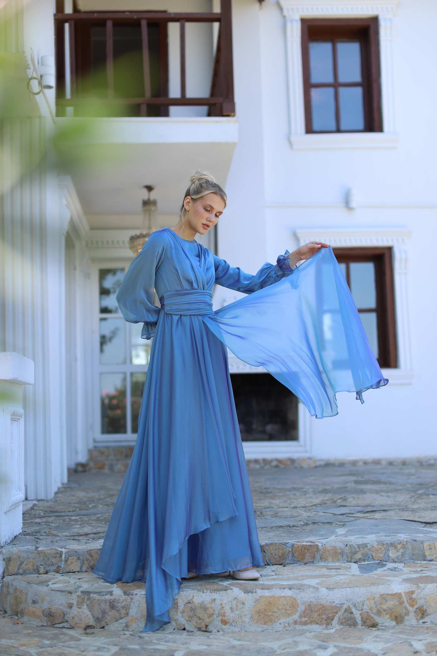 Ocean Mermaid Evening Dress